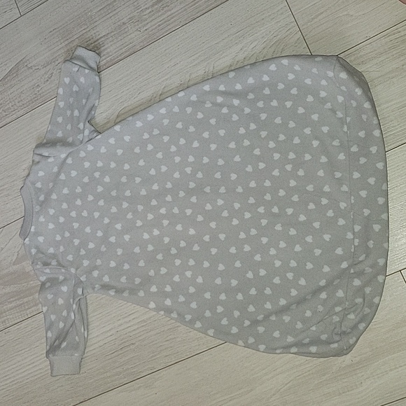 Carter’s Fleece Heart Polka Dot Zipper Sleep Sack - Girls - Small - Picture 2 of 3